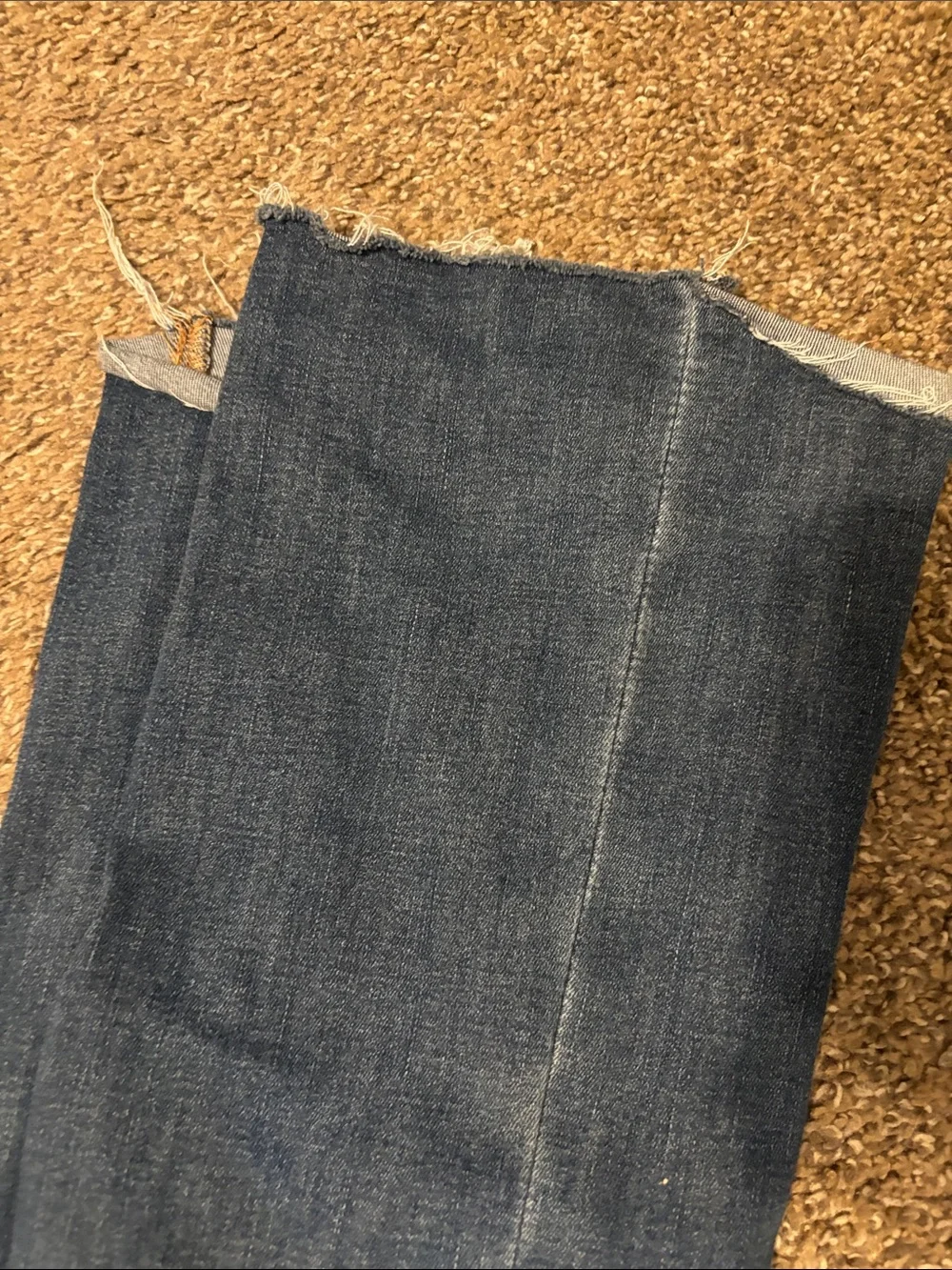 American Eagle Outfitters Dark Blue hi Rise Skinny Kick Jeans